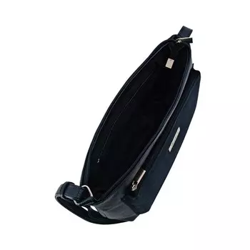 Сумка женская (В2800-03140) искусственная кожа + замша, синий, 1х210х30 см