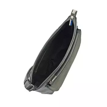 Сумка женская (В2800-05140) искусственная кожа + замша, серый, 1х210х30 см