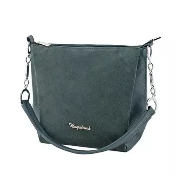 Сумка женская (В2804-05141) искусственная кожа + замша, серый, 1х210х19 см