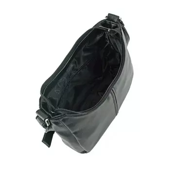 Сумка женская (В2805-00110) искусственная кожа + замша, черный, 1х210х30 см