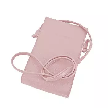 Сумка женская (В2812-09140) натуральная кожа, розовый, 1х210х22 см