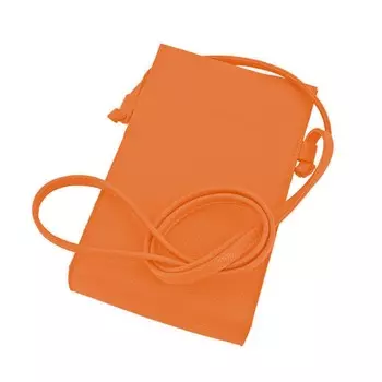 Сумка женская (В2812-10140) натуральная кожа, апельсиновый, 1х210х22 см