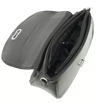 Сумка женская (В2846-00110) искусственная кожа, черный, 1х210х25 см