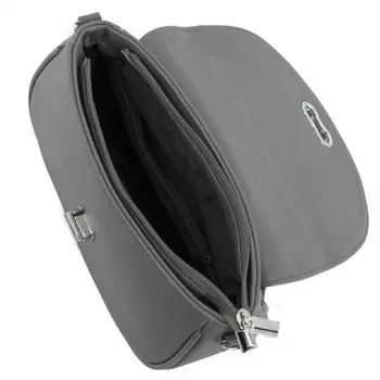 Сумка женская (В2846-05110) искусственная кожа, серый, 1х210х25 см