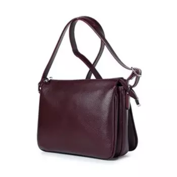 Сумкакросс-боди, отдел на молнии, цвет бордо 25х19х9см