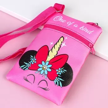 Сумка детская через плечо для девочки, 11х16 см, Минни Маус