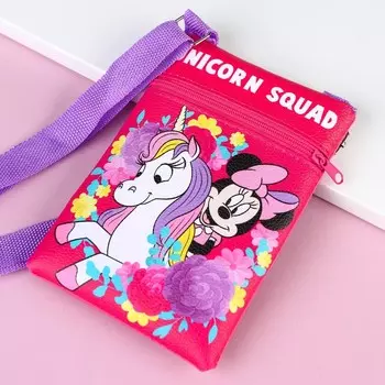 Сумка поясная детская для девочки, 11х16 см, Минни Маус