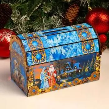 Сундук новогодний большой, 19х11х12,5 см