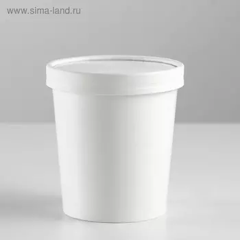 Супница белая, 0,445 л