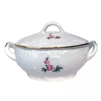 Супник Rococo «Мейсенский букет, отводка золото», 300 мл
