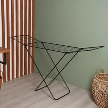 Сушилка для белья Доляна, рабочая длина 16 м, цвет чёрный