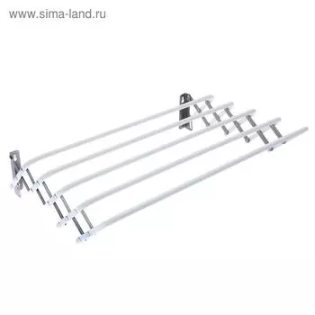 Сушилка для белья настенная, 60 см, белая