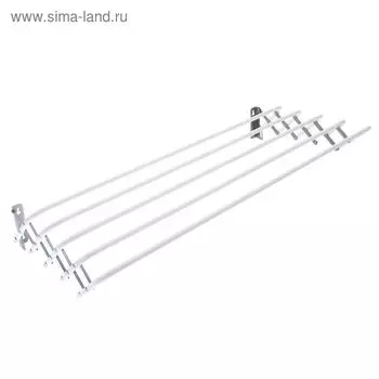 Сушилка для белья настенная, 90 см, белая