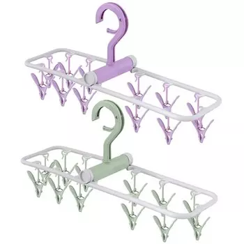 Сушилка для белья подвесная Мультидом, 12 прищепок, 36.5х11х12 см