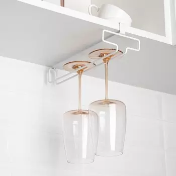 Сушилка для бокалов Доляна, 26,510,57 см, цвет белый