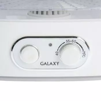 Сушилка для овощей и фруктов Galaxy GL 2635, 350 Вт, 5 ярусов, белая
