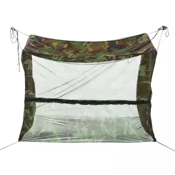 Сушилка для рыбы, 4 растяжки, 4 цепи, цвет камуфляж