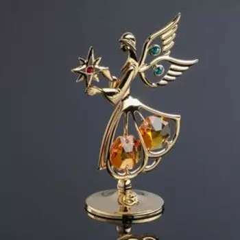 Сувенир «Ангел" мини, с кристаллами