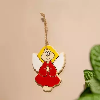 Сувенир "Ангелочек", майолика, 5 см