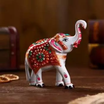 Сувенир "Белый слон" алюминий 11,5х6х12 см