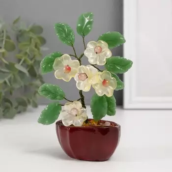 Бонсай-дерево декоративное «Цветочное дерево», жёлтый, 5 цветков, 75.213 см