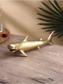 Сувенир «Акула», 371012 см, бронза