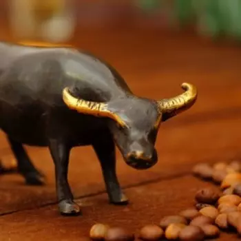 Сувенир бронза "Бык" 11,5х4,5х6 см
