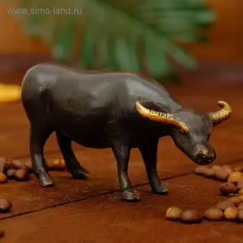 Сувенир бронза "Бык" 11,5х4,5х6 см