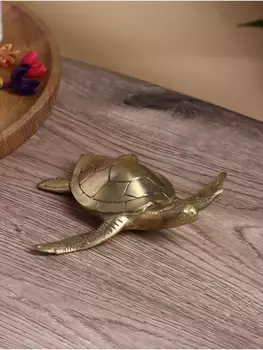 Сувенир бронза "Черепаха" 14х11х4 см