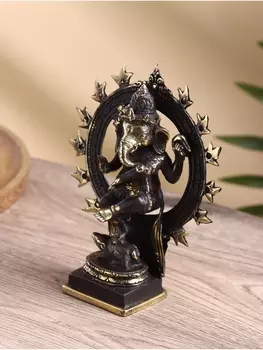 Сувенир бронза «Ганеша в круге», 16618 см, бронза