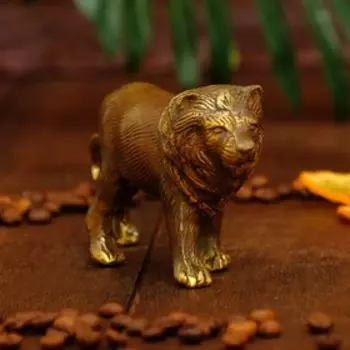 Сувенир бронза "Лев" 15х3,5х7 см