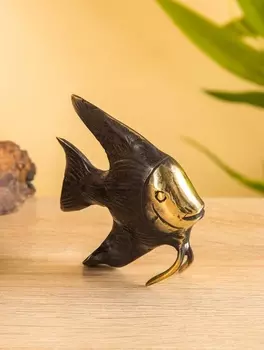 Сувенир бронза "Рыбка" 8х2х7 см