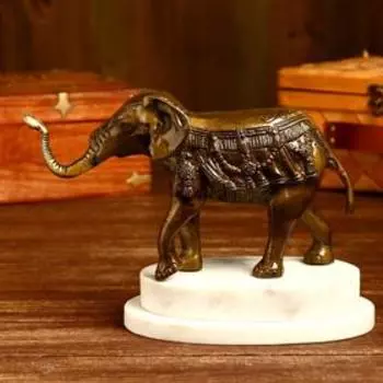 Сувенир бронза "Слон" 19х19х28 см
