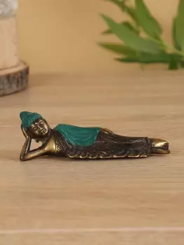 Сувенир бронза "Спящий Будда" 13х3х4 см