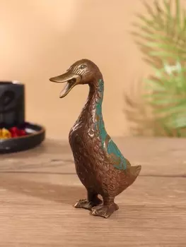 Сувенир бронза "Утка" 6х5х13 см