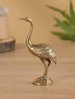 Сувенир бронза "Журавль" 7х4х12 см