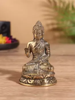 Сувенир «Будда Благословения», 6511 см, бронза