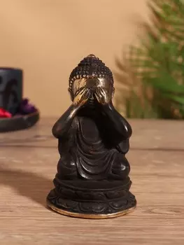 Сувенир «Будда Мудрости», 6611 см, бронза