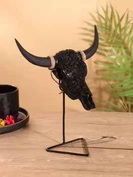Сувенир «Череп буйвола», на стойке, 181021 см
