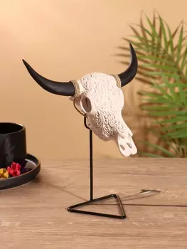 Сувенир «Череп буйвола», на стойке, 181021 см