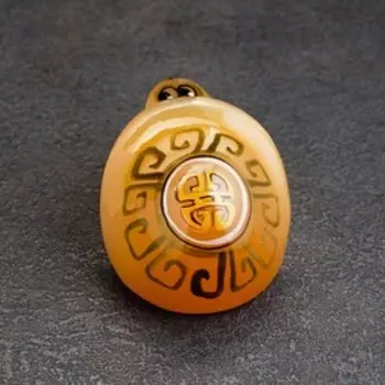 Сувенир "Черепашка Пять благ", селенит