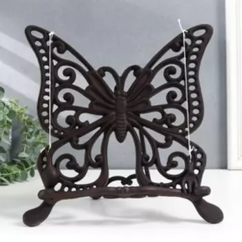 Фигурка чугун, подставка для книг «Бабочка», 29527 см