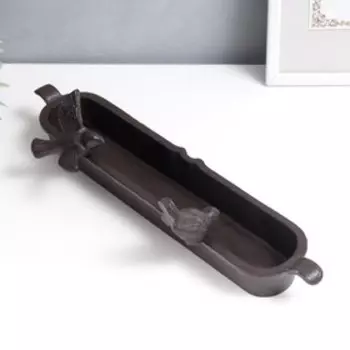 Сувенир чугун подставка "Две птицы" 10х12х41 см