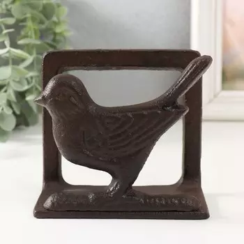 Сувенир чугун подставка "Птица" 10,5х6,4х11,5 см