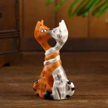 Фигура интерьерная «Целующиеся коты», 133.57 см, дерево