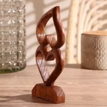 Сувенир дерево "Два сердца" 20х10х3 см