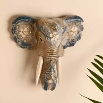 Сувенир дерево "Голова слона" 28х26х10,5 см