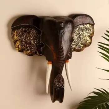 Сувенир дерево "Голова Слона" 46х17х50 см