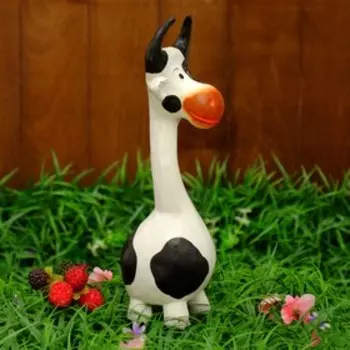 Сувенир дерево "Корова Милка" 27х7х7 см