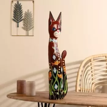 Сувенир дерево "Кошечка" 17х7х60 см